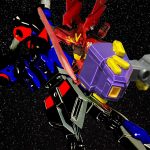 やらせない‼️機能停止したνガンダムを庇うかの如く、ビームサーベル片手に突っ込む[…]