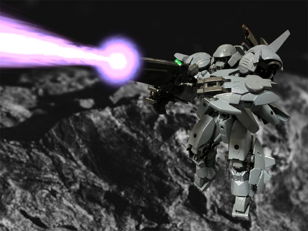 ビームライフル。取り回しよく威力高め！