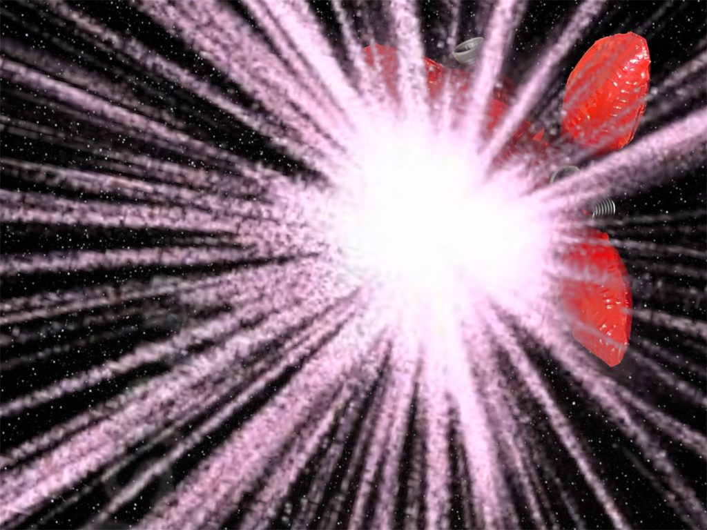 拡散ビーム砲。醤油差しの蛇腹で下手な加工はいらない。