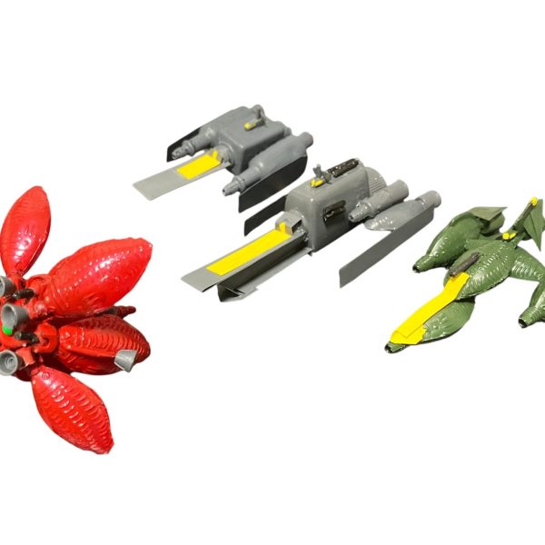 今回醤油差しで作った艦船等