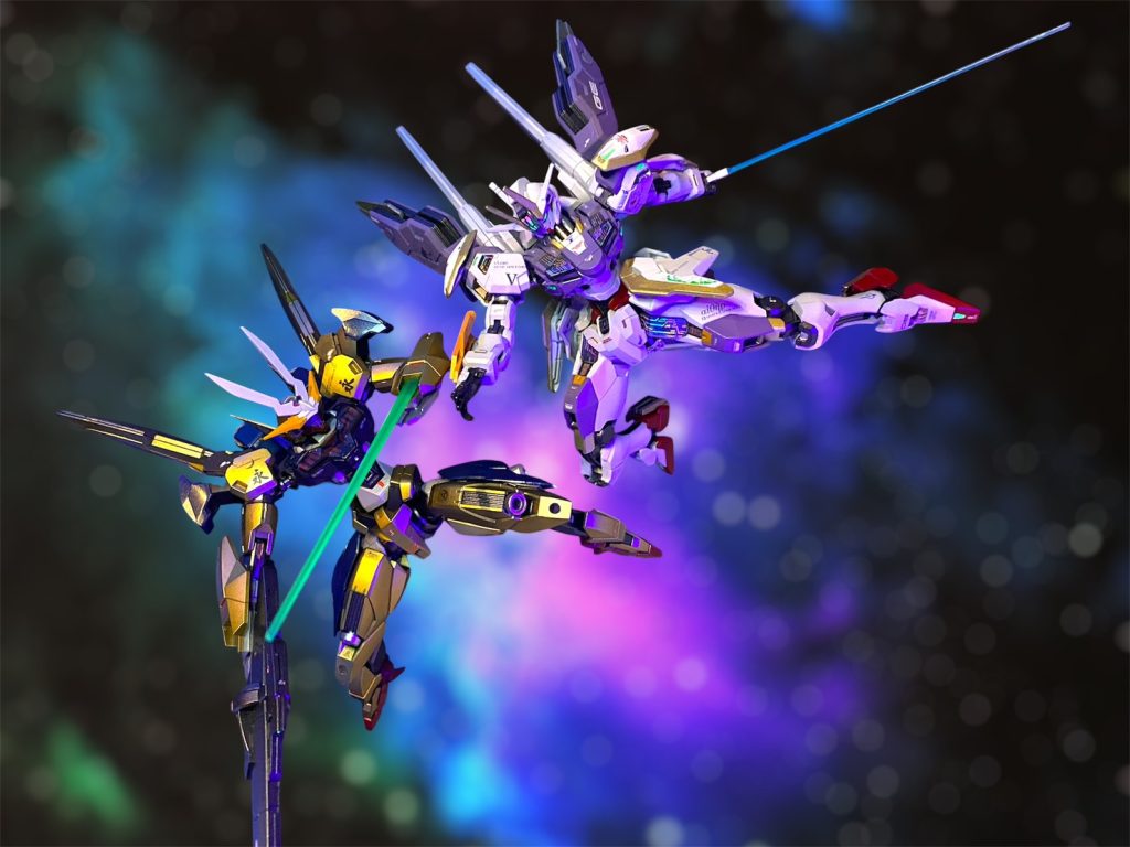 『長きに渡る人類の宇宙開発史において、その進歩を妨げて来たのは宇宙という未知のフロンティアの環境である。無重力、宇宙線、太陽フレア、スペースデブリ…地球というゆりかごから飛び出した人類には、その環境は余りにも過去だった。そんなか弱い人間が、宇宙の環境に適応出来る為に開発された技術、それがGUNDのそもそもの出発点だ。』&nbsp;「もうやめて、エリィⅩⅣ！GUNDは人の命を奪う技術じゃない！人の命を救う技術だって、私たちのお母さんも信じて研究していたんだよ！」スレッタの必死の呼びかけにも構わず、ガンデリクサーの攻撃は、エイテールのフルドレスを直撃させ剥がしてゆく。&nbsp;『最初は眼球や指、小さな臓器など、身体の失われた機能を代替えする程度だったが、それが脊髄や胴体、心臓、脳といった人体の中枢に至るまでになると、やがて人は生身の肉体というくびきから解放される日が来るのでは無いかという可能性への期待を持ち始めた。』&nbsp;「スレッタ、君は大好きなお母さんとの別れが辛く無かったの？全人類が永遠の命を手にすれば、誰も皆、そんな悲しみから解放されるというのに。」