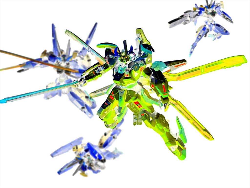 目の前の現実を信じられず、呆然とするミオリネたちにも、議会連合の機体たちは容赦無い。動きを止めてしまった、ローゼッテに3機のガンデリクサーが同時に襲いかかる。&nbsp;「！？しまった…ッ！」