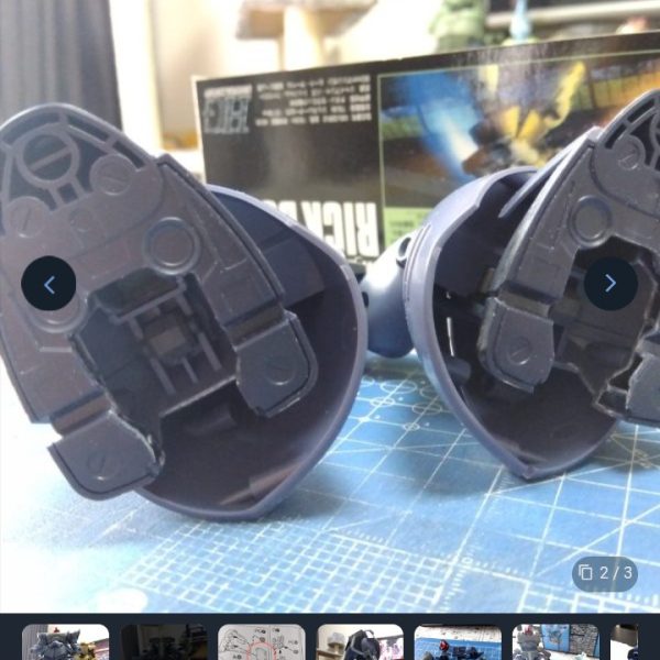 骨折しました(笑)仕事中足が滑り倒れた時についた右手の人差し指をやっちゃいました😅幸い左利きなので日常生活には問題なく、ガンプラも普通に出来たので制作続行ですwディテールアップを進めつつ、めんど…どうしようか考えていた足裏部分の工作を進めました😆もうこの制作記も29回目ですが、その2・3辺りでやっていた足裏のくり抜きとフレア内部の切り取り箇所です😁足裏のくり抜き箇所に、30MMアルト陸戦仕様のキャタピラにちょっと手を加えてはめ込み、フレア内部の切り取り箇所の再建です!もう改造序盤も序盤に勢いでくり抜いた箇所だったので、なんとか上手く工作出来て一安心です😅(2枚目)