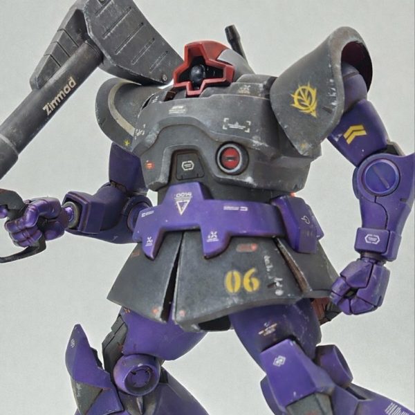 MSM09 ドム　ウェザリング　メタリックカラー塗装