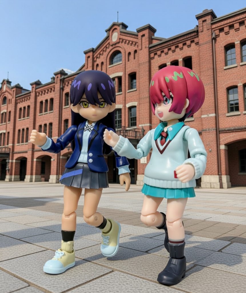 エンディングの港を駆け抜けるシーン。BGMは「冷たい太陽」か「翼を広げて」で。