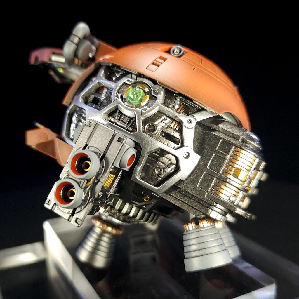 こだわりは、内部メカの塗り分けです