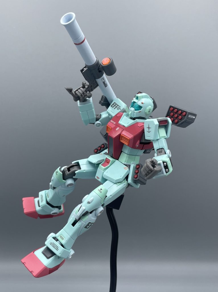 ハイパー・バズーカ　バズーカもちゃんと付属します。本当に武器庫みたいなキットですよね。デンドロビウムか何かなのかね君は(笑)　以上、オリジン版ジムの紹介でした。造形やディテール面でかなりのアレンジが施されてイケメンに進化したジムくん。個人的にはHGUCのジムが最高なんですよね。ガンプラの中で一番好きなキットだと言って差し支えないと思います。今まで何個組んだことやら(笑)　オリジンには様々なジムのバリエーションが存在しますが、皆さんが好きなジムバリエーションはありますか？？よろしければ、コメント欄で教えて下さいね。　最後までご覧いただき、ありがとうございました(≧▽≦)✨