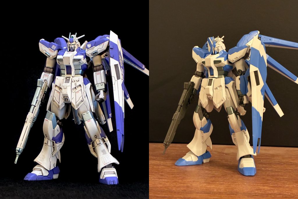 完成品と改修前を並べてみました。