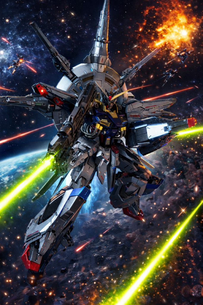 MGプロヴィデンスガンダム　スペシャルコーティング買えないからスペシャルコーティング超え目指して徹底改修全塗装