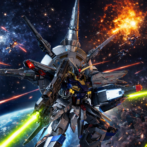 MGプロヴィデンスガンダム　スペシャルコーティング買えないからスペシャルコーティング超え目指して徹底改修全塗装