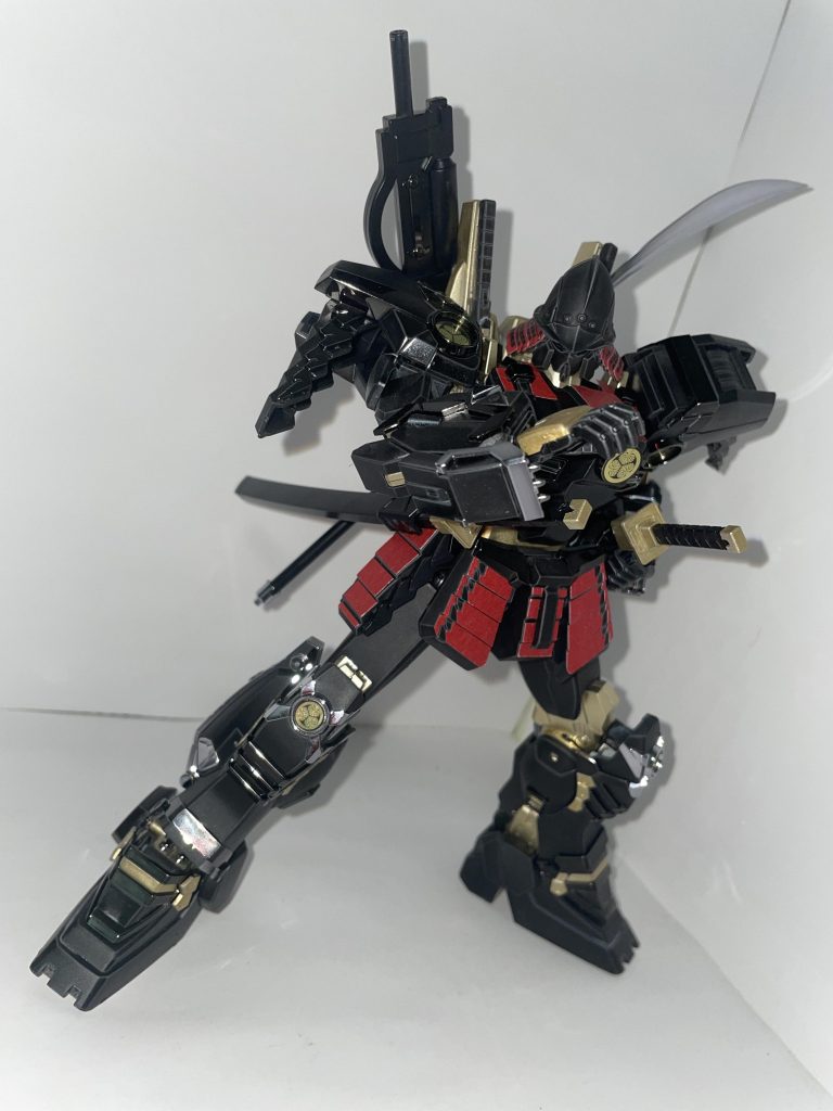 絡繰巨武者弐式/徳川頑駄無摩亜屈・黒ノ型-コクノカタ-〔正式名 武者ガンダムMk-Ⅱ 徳川家康ver〕–4枚目/制作者：【電幻龍メンバーズ】ドラグーンの開発部