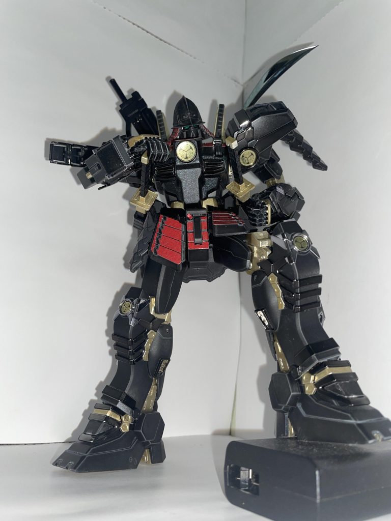 絡繰巨武者弐式/徳川頑駄無摩亜屈・黒ノ型-コクノカタ-〔正式名 武者ガンダムMk-Ⅱ 徳川家康ver〕–6枚目/制作者：【電幻龍メンバーズ】ドラグーンの開発部