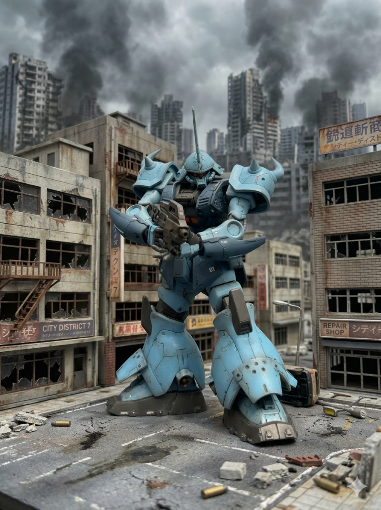 1/144　HGマラサイ　カラバ所属機（ジオン残党軍使用）–4枚目/制作者：にゃんこつ