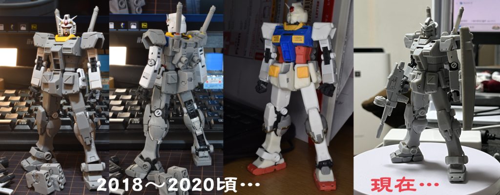 作品名：●亀の如し…<p>通算10年近くになる3D製作法によるRGガンダムとの向き合いも最近ようやく一区切りが…そんな中、古いSDカードからこんな写真群発掘。 あの頃、家庭で導入可能な、熱積層方式のプリンターが実用段階に入って狂喜乱舞し、夜中のデ [&hellip;]</p>
