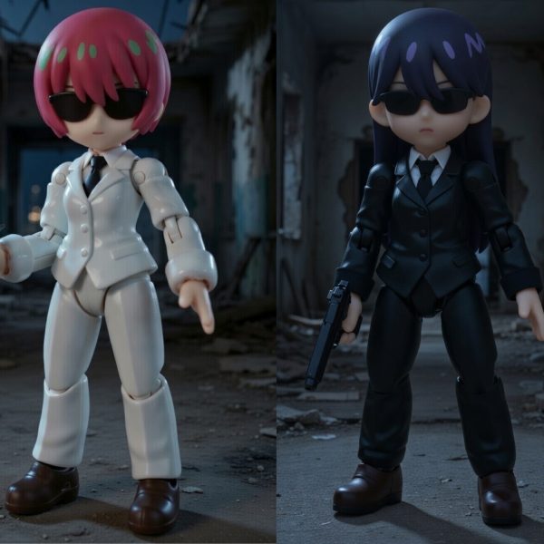 【リンクトラベラーズ】マチュとニャアンで遊んでみた（スーツ編）。