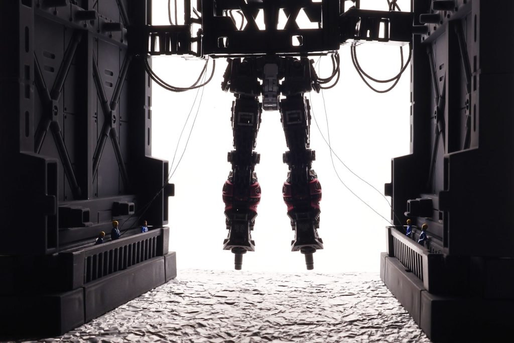 RGガンダム　試作機の確認風景02　内部フレーム