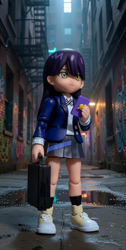 ※ここからデジラマ。路地裏に佇むイメージ。