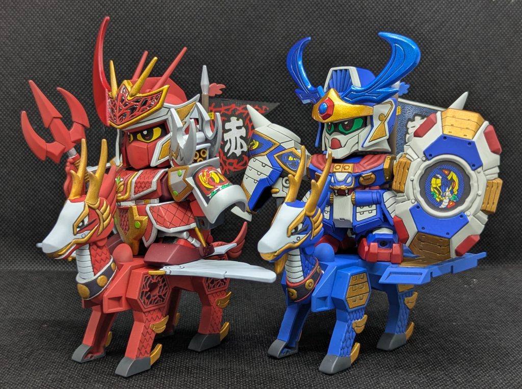 BB戦士 青龍頑駄無 & 赤龍頑駄無
