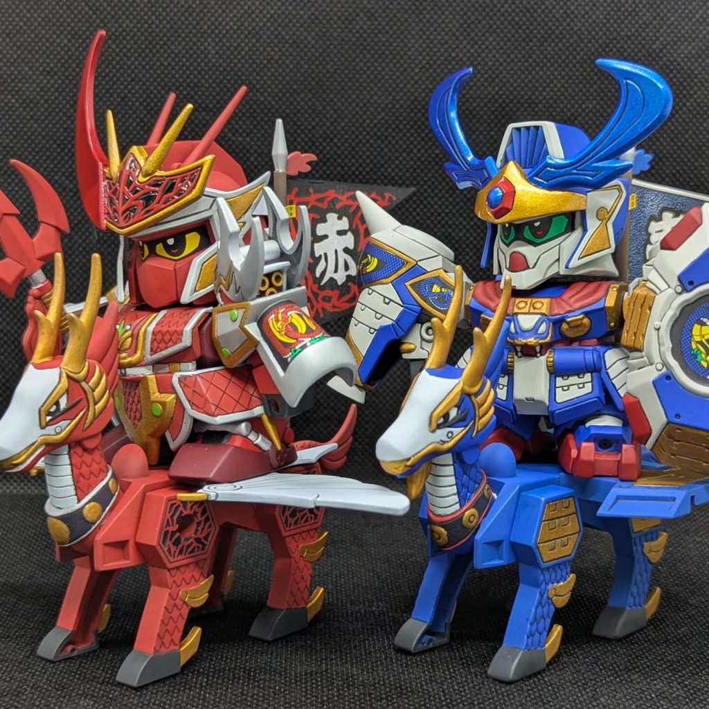 BB戦士 青龍頑駄無 & 赤龍頑駄無