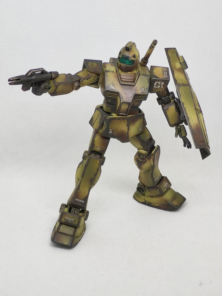 ジム（陸戦型迷彩色仕様）