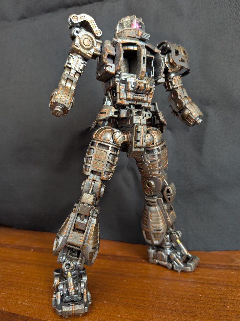内部フレームはスプレー塗装と錆表現です。