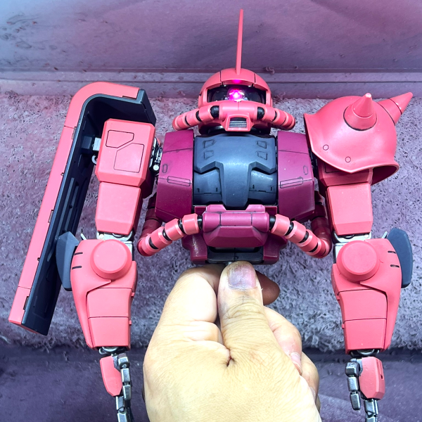 PGシャア専用ザク2、上半身出来ましたｗ