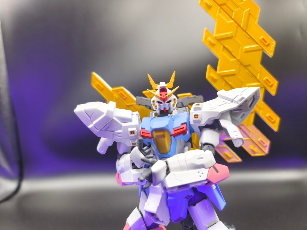 月に代わってお仕置きよ!（三◯琴◯声）(gundam-kao3)今回唯一の改造として指パーツを少しイジりました🤤流石に可動域が足りません(gundam-kao9)