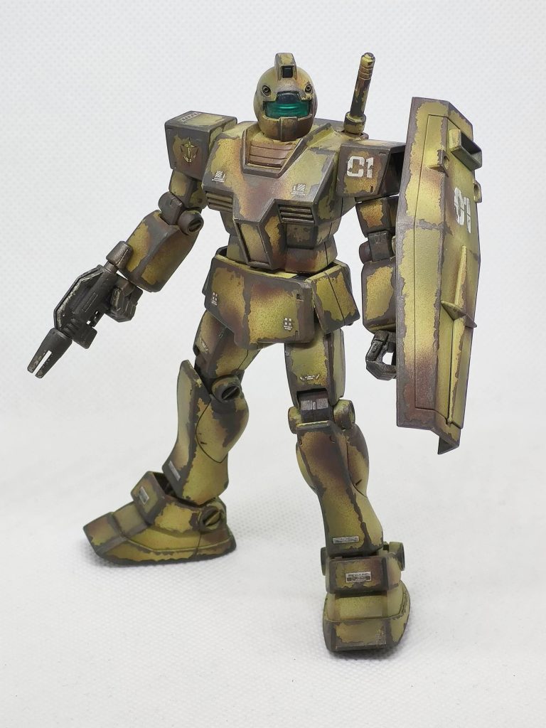 ジム（陸戦型迷彩色仕様）–6枚目/制作者：yukidaruma