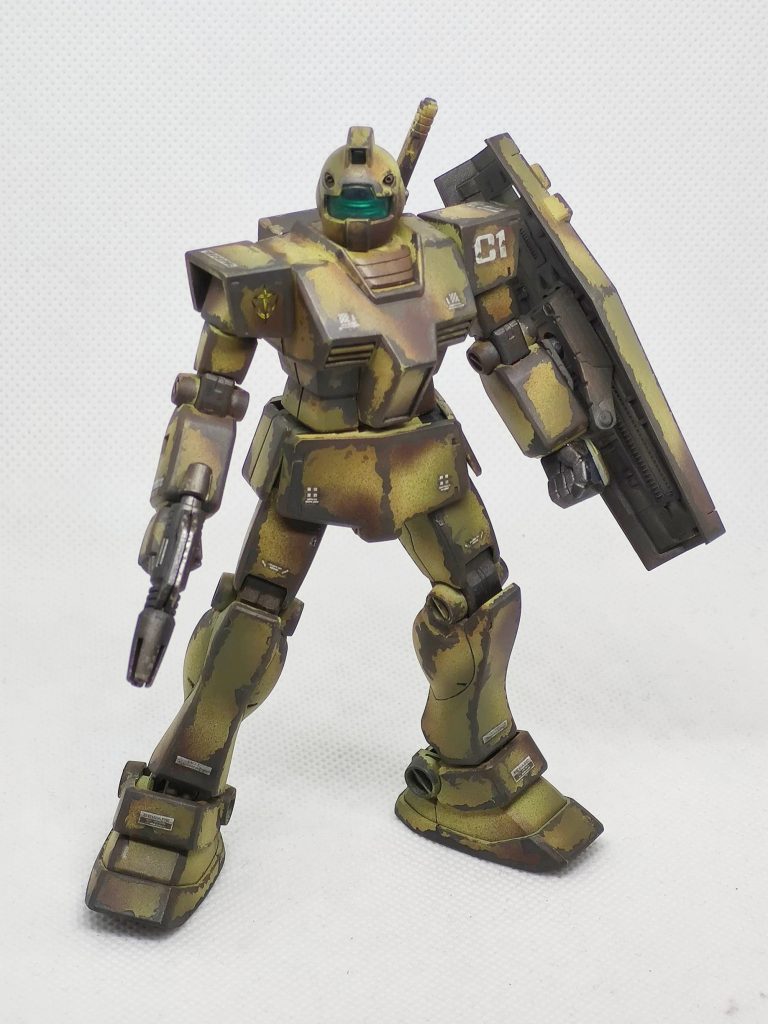 ジム（陸戦型迷彩色仕様）–7枚目/制作者：yukidaruma