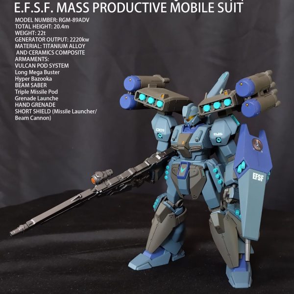 ■RGM-89 ADV JEGAN PLUS (Panzergrenadier equipment)
