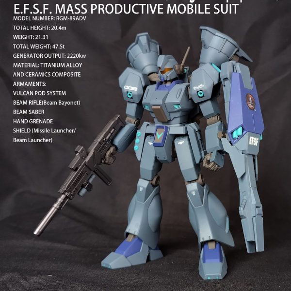■ RGM-89 ADV JEGAN PLUS (Rangers equipment)
