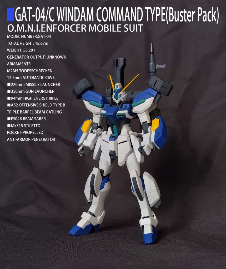 GAT-04/C WINDAM COMMAND TYPE(Buster Pack)