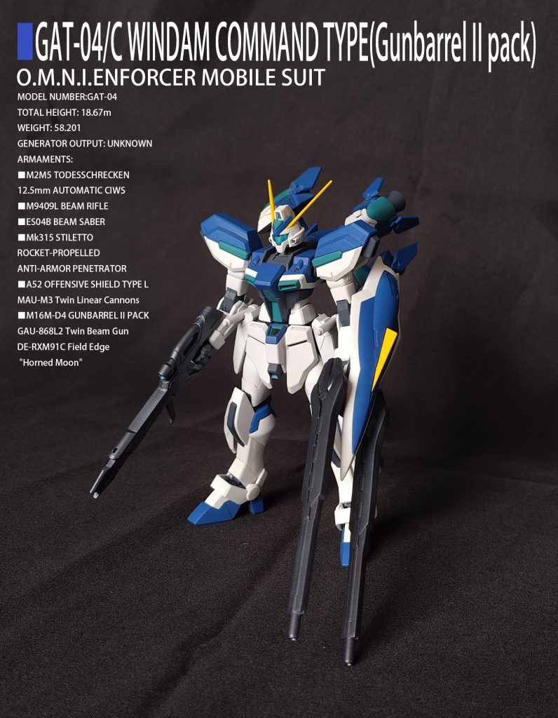 GAT-04/C WINDAM COMMAND TYPE(Gunbarrel II pack)