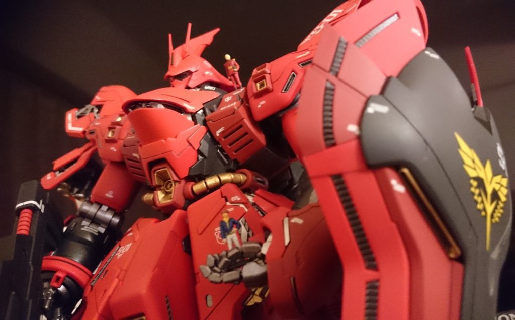 アムロとシャアも一緒に。アーティファクト慣れた今ならもう少し綺麗に塗れるだろうか。