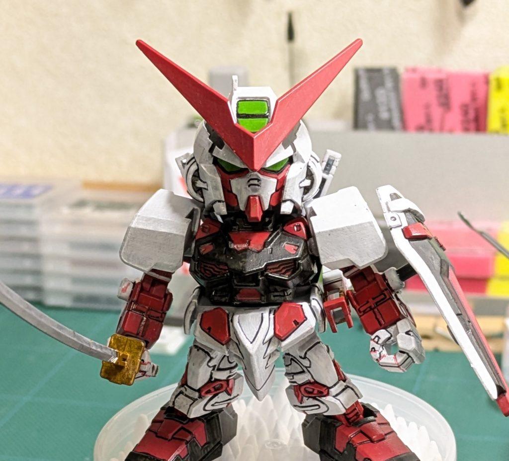 正面から