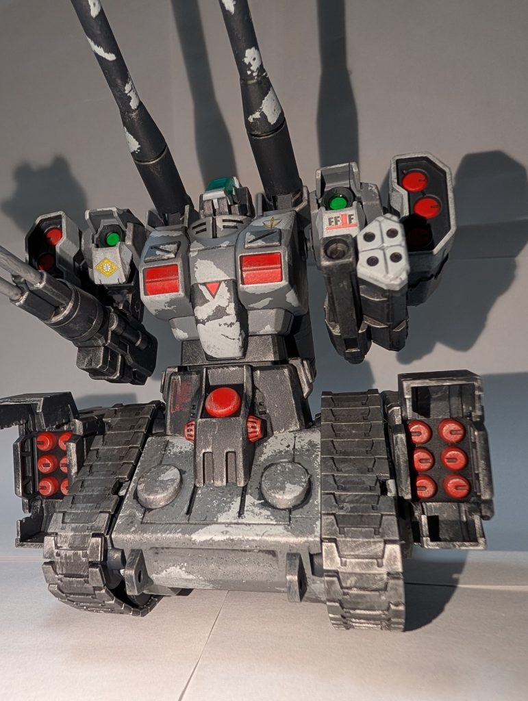 前からパシャリ。フルバースト。主に基地防衛任務機体。