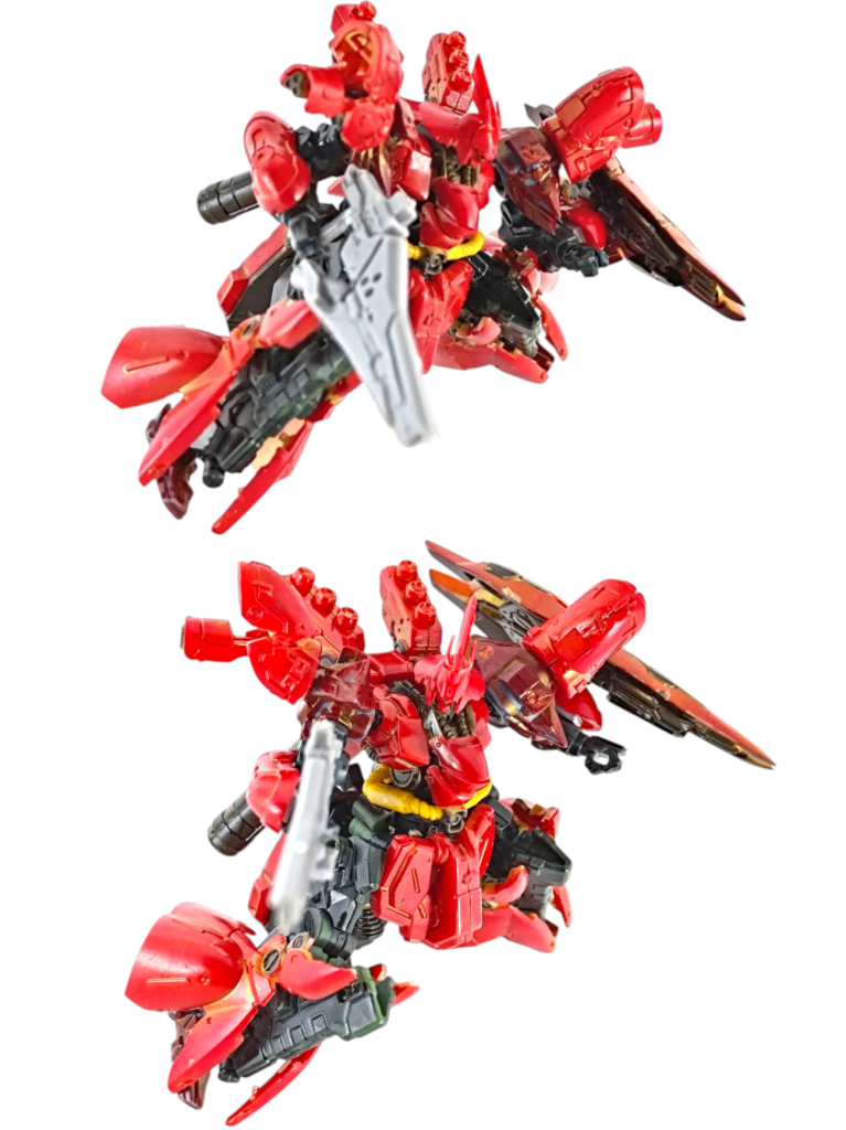 武装使用したカプセルトイには様々な武器セットがあるのでそれをそのまま持たせることができます。