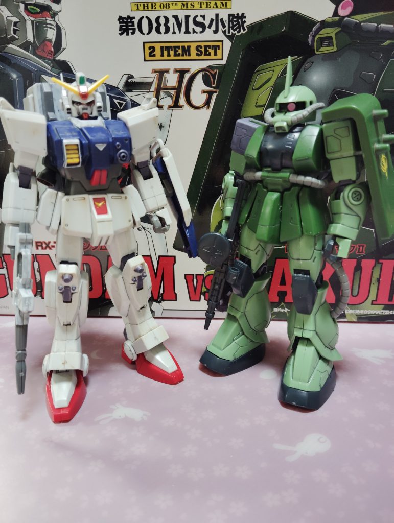 HGUCガンダムVSザク