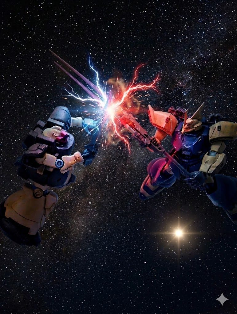 ガトー「それが軍人だろうが！！！！！」&nbsp;シーマ「育ちが違うんだよ！！！！！」&nbsp;「キレイな」戦争だけしてきた狂信的軍人と、「汚れ仕事ばかりさせられた」普通の感覚の軍人と、『軍人としての』育ちが違うという意味だと私は感じました。面白い対比ですよね🤔&nbsp;また何か作りましたら、投稿しますのでどうぞ見てやって下さい🙇ありがとうございました✨