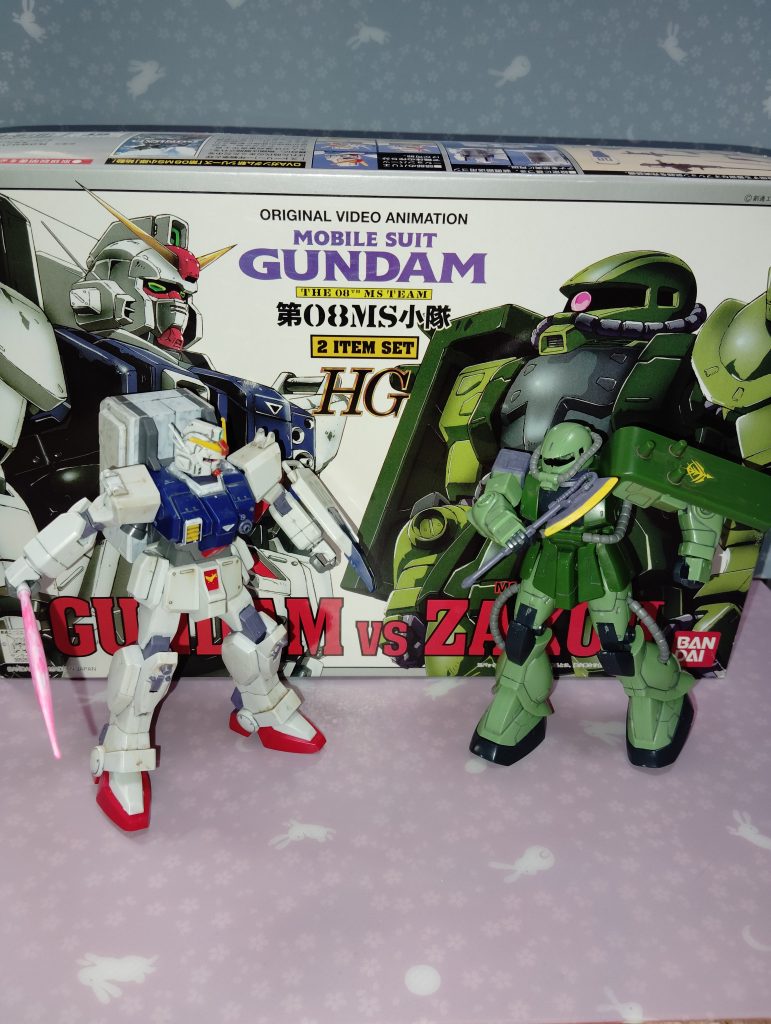 HGUCガンダムVSザク–4枚目/制作者：たまやさん