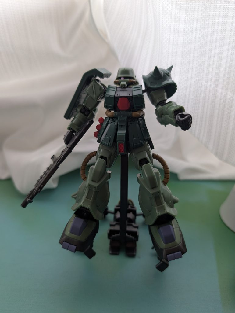 作品名：B級ミステリー臭<p>私がゲルググJを作っている間、暇になったのかウチの奥様が 「ママでも作れるミニプラモなーい？」と聞いてきたので、 昔買ったままにしていたGFFAザク改ならいーよー、と渡し、 完成したというので部屋に見に行くと、フリッツヘ [&hellip;]</p>
