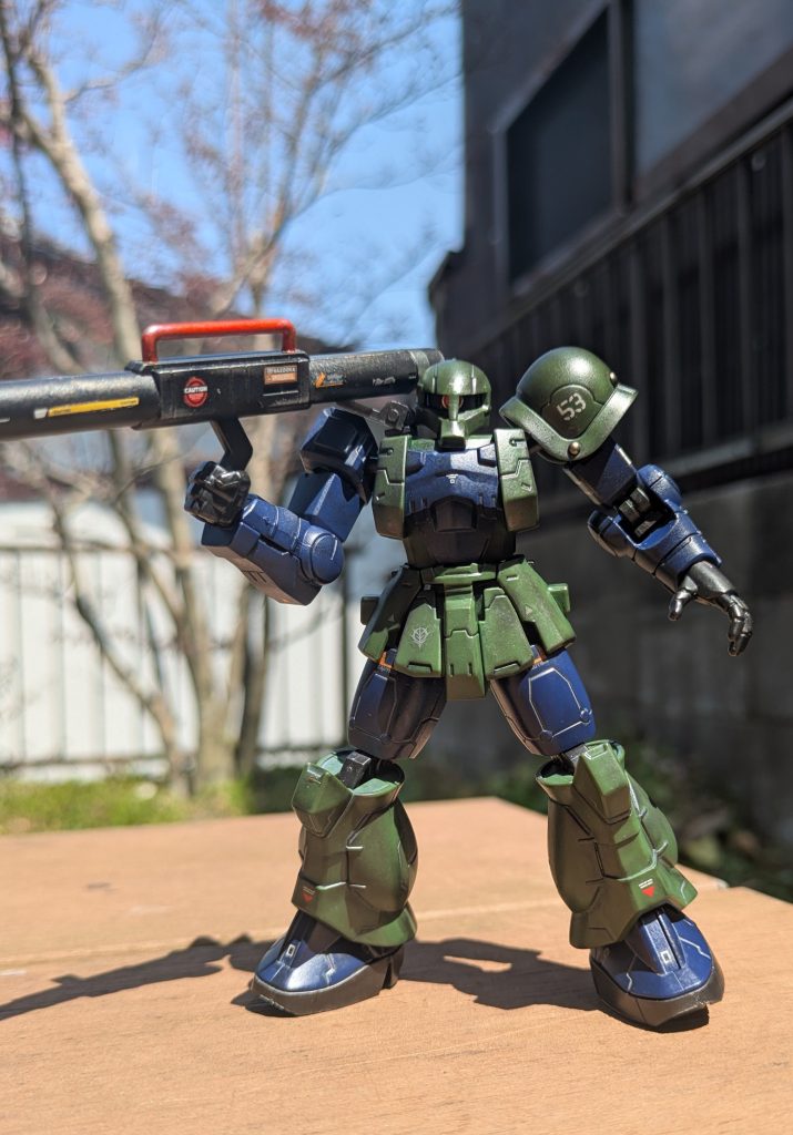 Gフレーム ザクⅠ–2枚目/制作者：サンタ