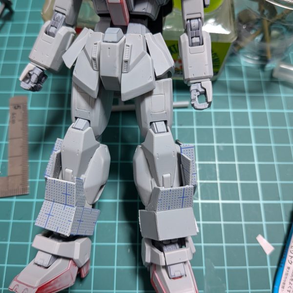 初めての投稿です。よろしくお願いします！マークIIの4機目が存在したらと言う脳内設定でフルマーマーっぽくプラ版で作ってる途中です😅（4枚目）