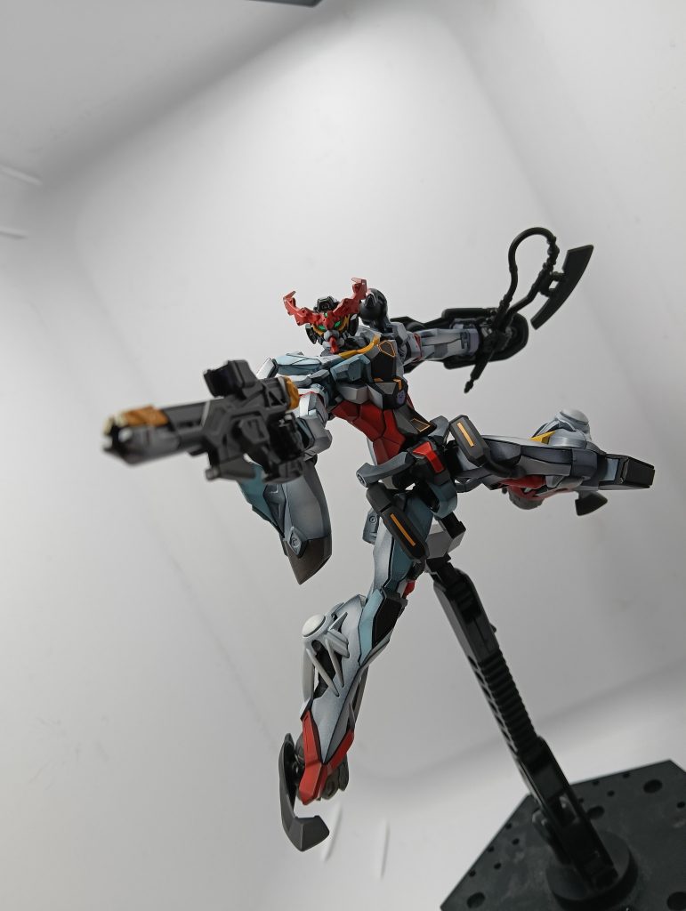 ビームライフルとヒートホークを同時に使ってみたり