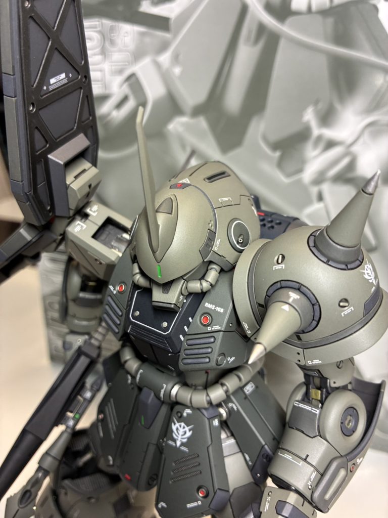 ＭＧ 1/100 マラサイ（ジオンVer.）【筆塗り全塗装】–7枚目/制作者：yuuchann