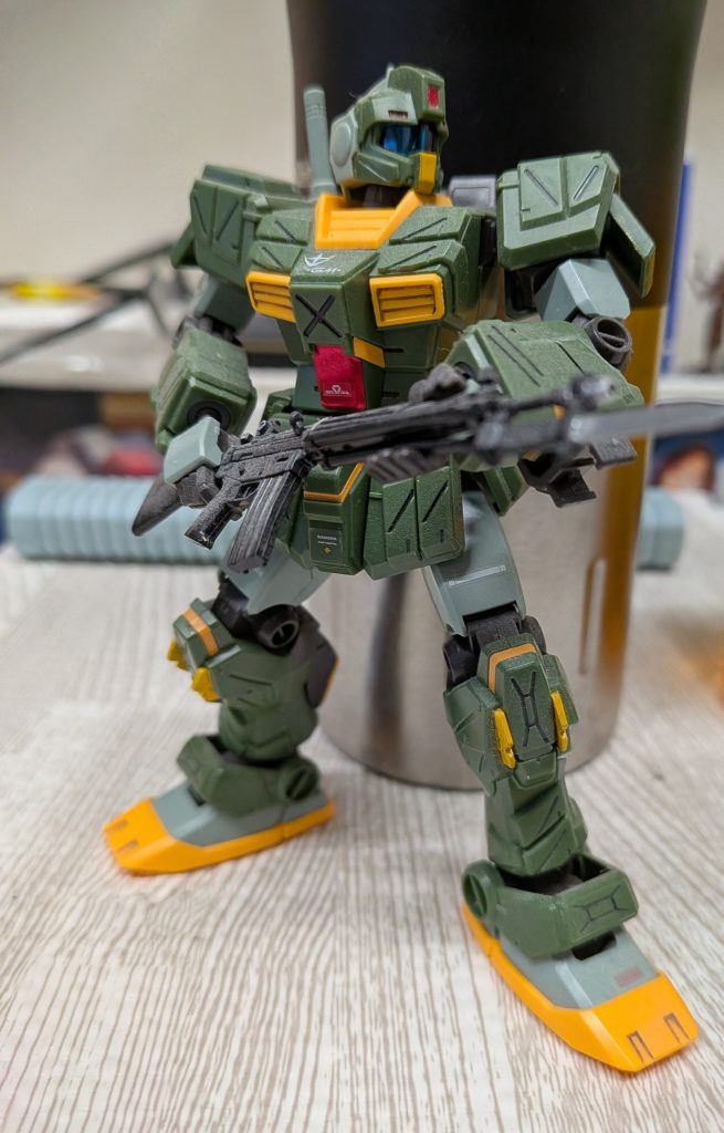 凛としていて、なかなか良い構え…ちなみに自分は上級格闘指導官……笑