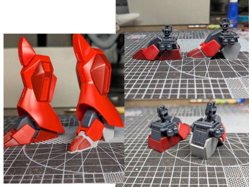 ノーマルの足との比較。最近のMSポイ足ですね。