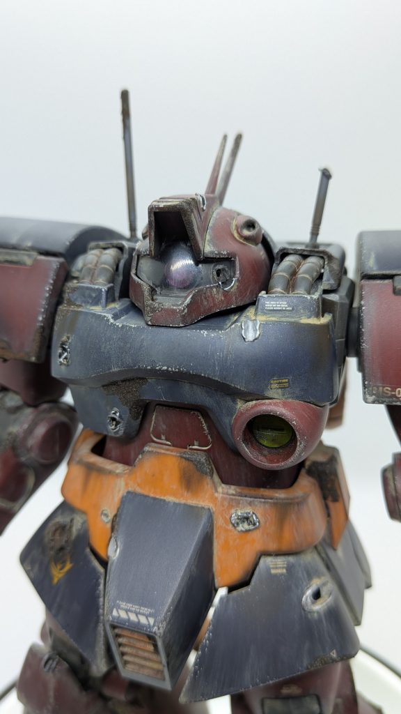 顔にも1発被弾💧ガラス部分のダメージは慎重に💦