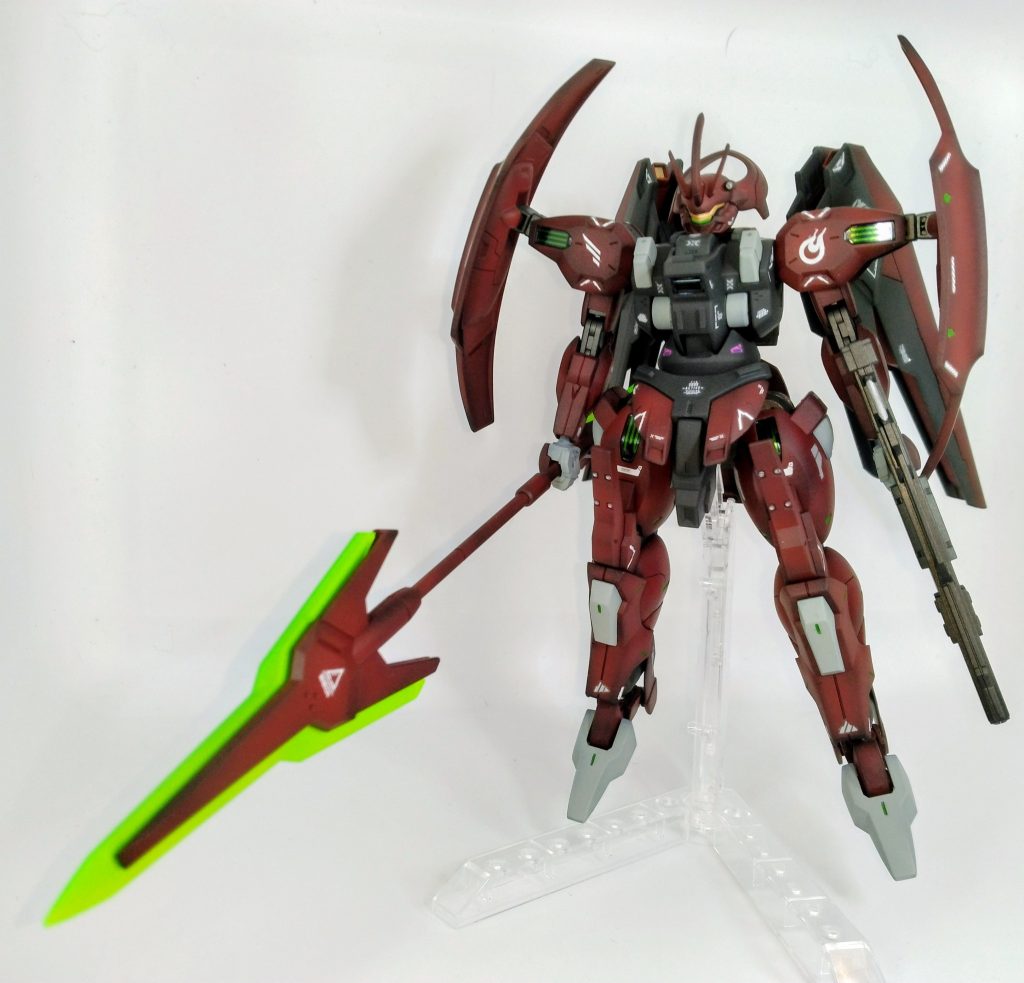 ダリルバルデ、素のキットでもかなりマッシブでカッコいいです。水星キットで一番良いかもしれない。