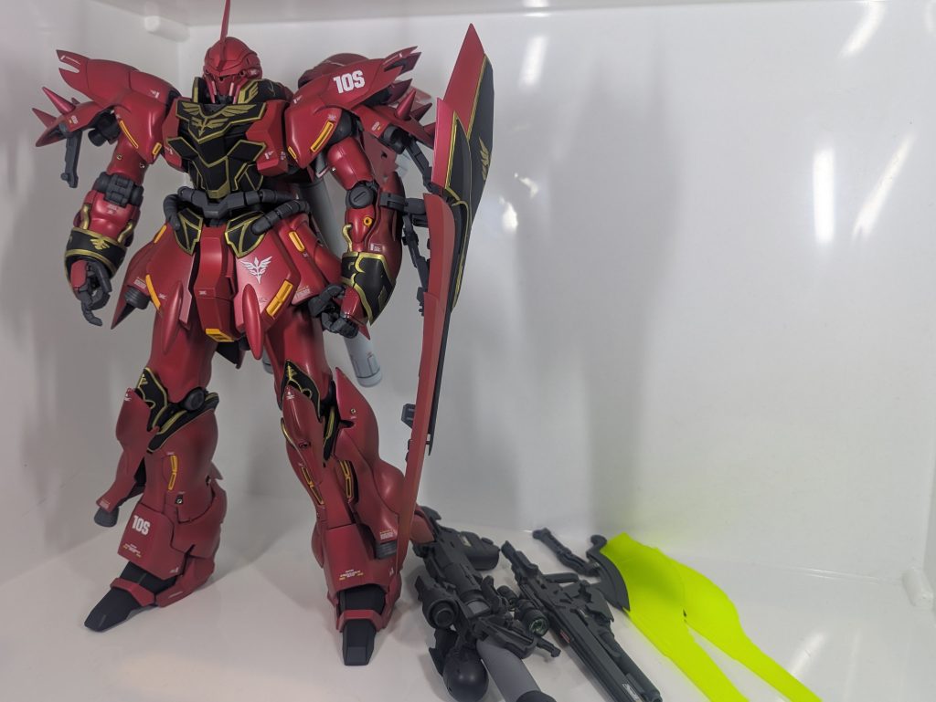 武装は結構あるのですが、塗装剥げが恐ろしくポージングは諦めました。。